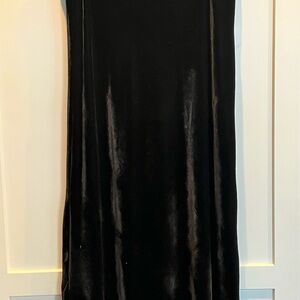 Rachel Zoe Black Velvet Maxi Skirt Size 4